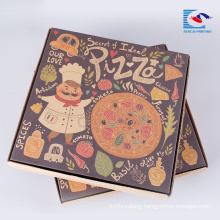 Free folding pizza paper corrugated paper box